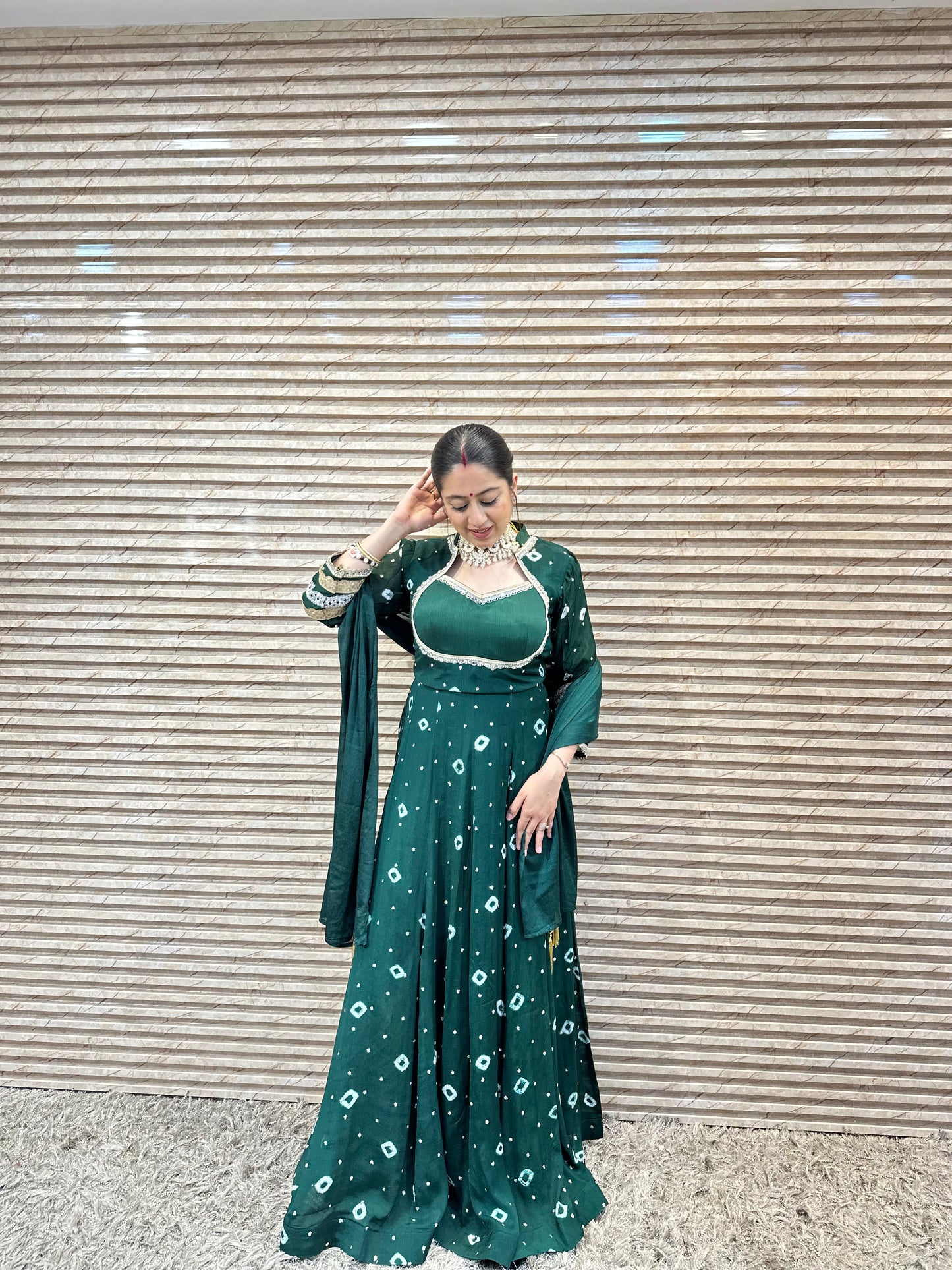 Bandhni Anarkali